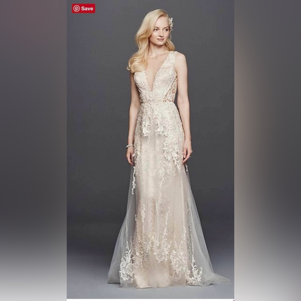 Galina signature illusion dress. New with tags